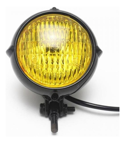 Motornike Faro Delantero Ámbar Para Bobber Chopper