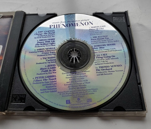 Cd Music From The Moción Picture Phenomenon John Travolta (Usado)