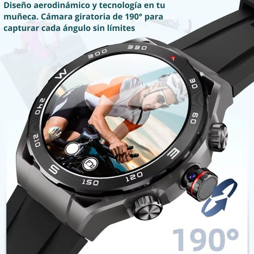Android Smartwatch 4g 5g Camara Gps Wifi Apps Tiktok Youtube Negro