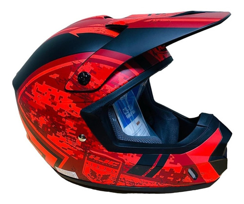 Casco Cross Enduro Hjc Cs-mx C1f Squad F Motoscba