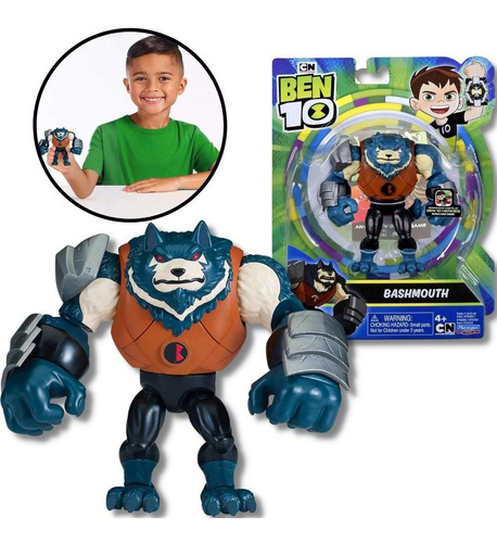 Figuras De Ação Ben 10 - Boneco Mordida - Original Sunny