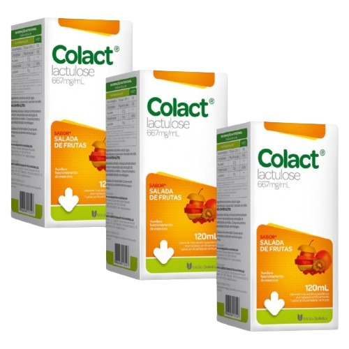  Colact Kit C/3 Salada De Frutas C/120ml Regulado Intestinal