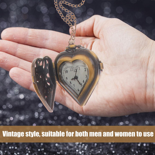 Reloj De Bolsillo Con Números De Esfera Hueca En Forma De Co