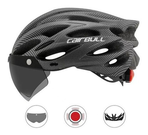 Casco De Bicicleta De Montaña Con Gafas De Sol/cairbull Lige