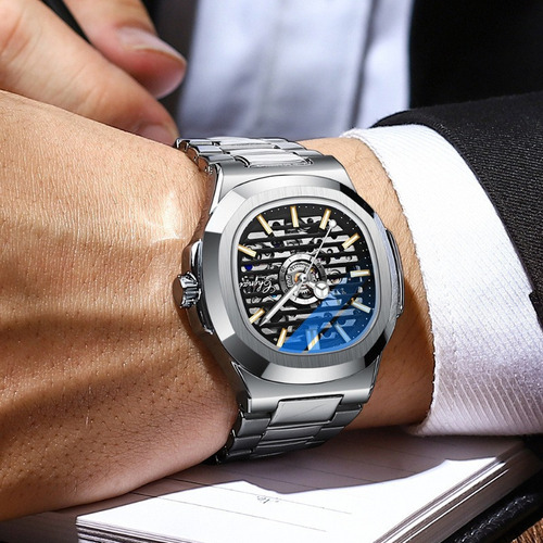 Reloj Mecánico Automático Con Forma De Esqueleto Chenxi Fash