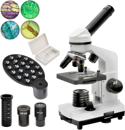 Microscopio Monocular Niños Semiprofesional 1600x Entrega Ya