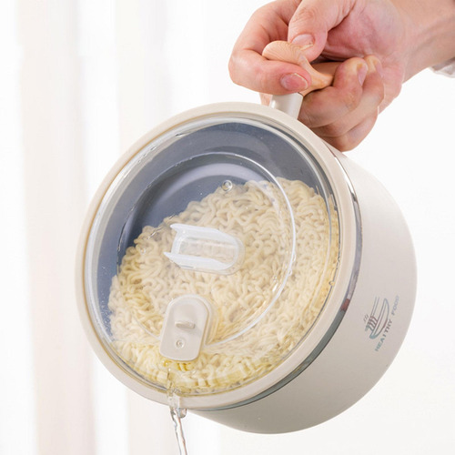 Tazón De Ramen Con Soporte Para Teléfono, Utensilios Caqui