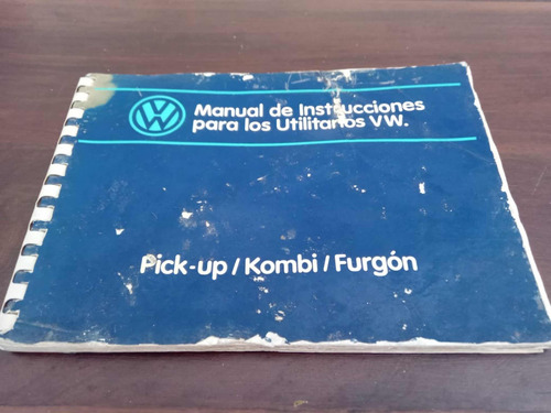 Manual Vw De Pick Up / Kombi / Furgón