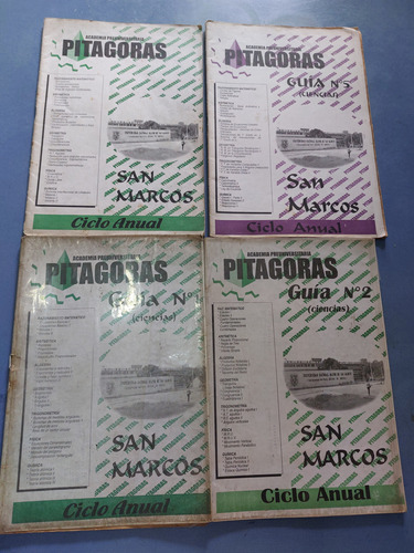 Libro Boletín Pitagoras Ciclo Anual San Marcos 