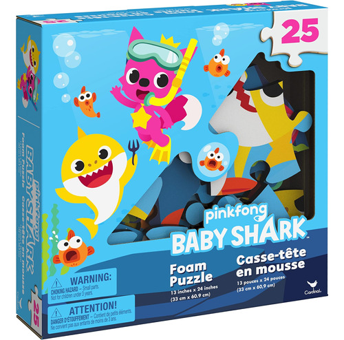 Spin Master Pinkfong Baby Shark, Rompecabezas De Espuma De 2