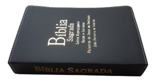 Bíblia Sagrada Com Harpa Letra Hiper Gigante Masculino
