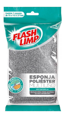 Esponja Multiuso Poliester Flashlimp