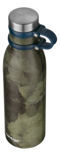 Botella Térmica Contigo Inoxidable Ancha Rosca Textured Camo Color Militar