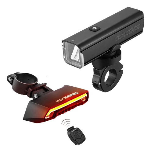 Kit De Luces Para Bicicleta (delantera + Trasera) Rockbros