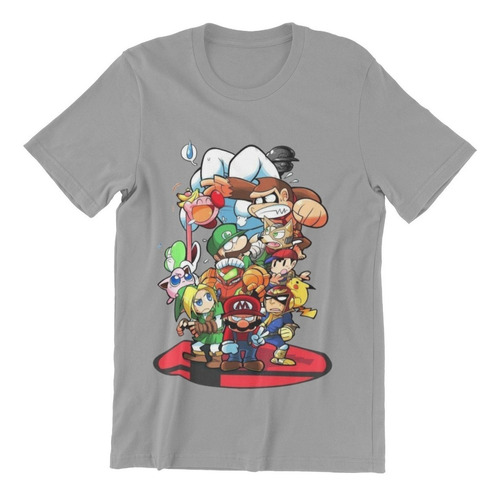 Polera Unisex Mario Bros Super Diddy Kong Algodon Estampado