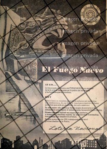 Cartel Antiguo Loteria Nacional 1958 T. Poster