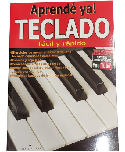 Metodo Aprendizaje Libro Aprender A Tocar Teclado Piano