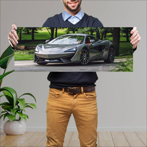 Cuadro 30x80cm Auto 2016 Mclaren 570s Us Auto 168