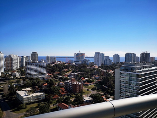 Imagen 6 de 30 de Espectacular Apartamento En Venta En Punta Del Este Piso Alto Con Vista A La Mansa