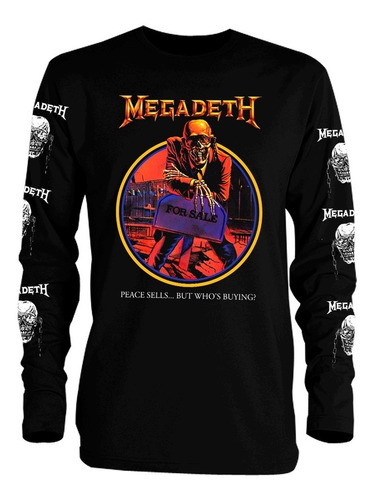 Megadeth Peace Sells... But Whos Buying? Playera Manga Larga