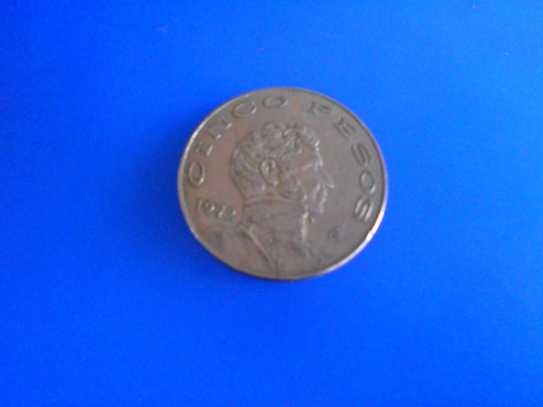 Moneda 5 Pesos Mexicanos - Año 1972
