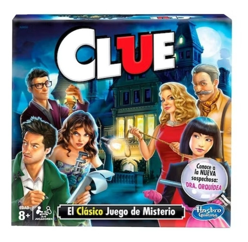 Juego De Mesa - Hasbro Clue - El Clasico De Misterio