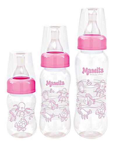 Kit Mamadeira Mamita (80ml - 150ml - 240ml) - Ref 245