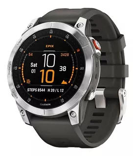 Relógio Smartwatch Garmin Epix 2 -slate Steel (010-02582-01)