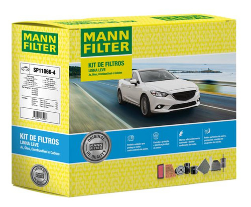 Kit De Filtros Mann-filter Linha Fiat Mobi Argo Uno Strada M