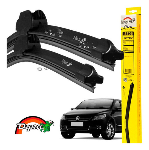 Kit Limpador Parabrisas Vw Gol G5 2008 A 2012 Dyna Original