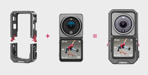 Câmera Dji Action 2 Dual-screen Combo 4k + Combo Acessorios