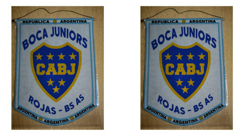 Banderin Chico 13cm Boca Juniors Rojas