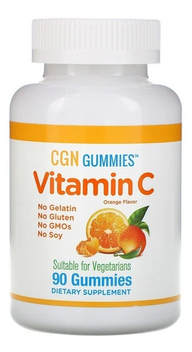 Vitamina C Califórnia Gold Nutrition 90 Gomas, Env Immediato