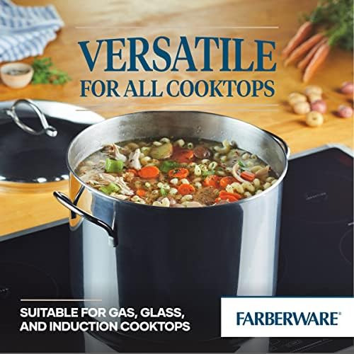 Farberware Classic Stock De Acero Inoxidable Con Tapa - 16 C