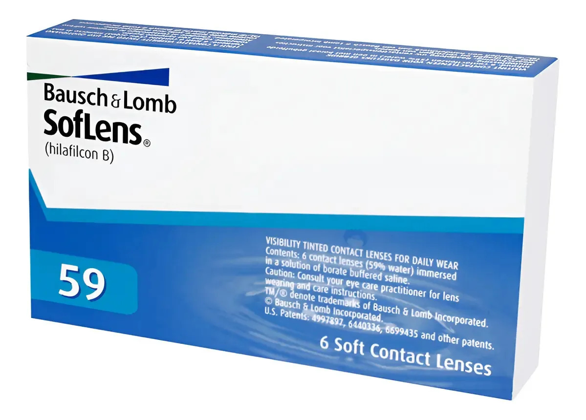 Lentes De Contacto Soflens 59 De Bausch+lomb Color -2.50