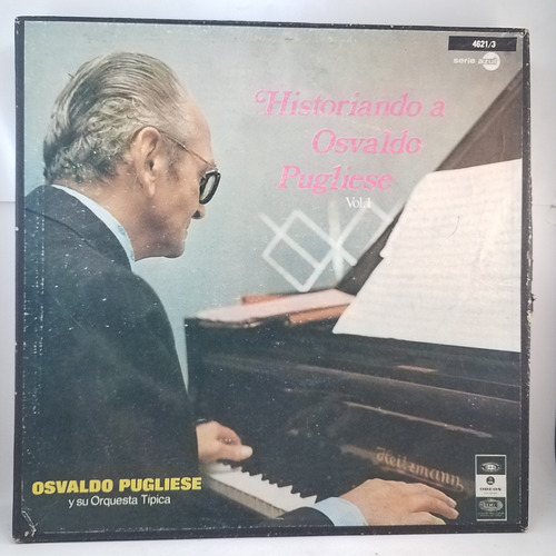 Osvaldo Pugliese - Historiando Vol 1 - Box Vinilo Triple Mb+