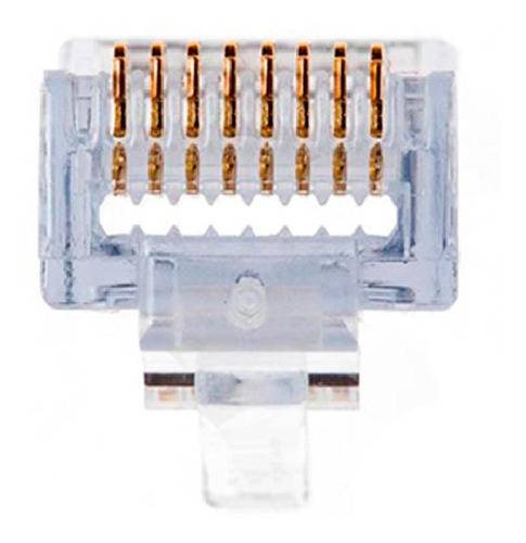 Conector Plug Rj45 Ez Crimp Cat6 Utp Blindado Pote De 50 Pcs