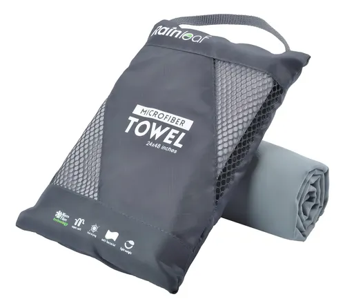 Toalla De Microfibra Rainleaf Perfecta Para Viajes, Deportes
