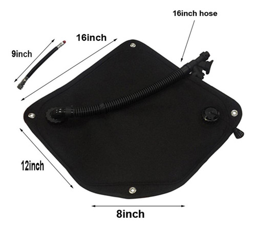 Nylon Diving Bcd Wing Dive Air Bladder Flotabilidad
