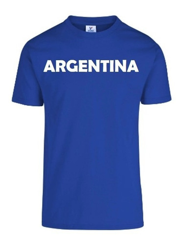 Playera Casual Argentina Comoda Mundial Futbol Envío Gratis