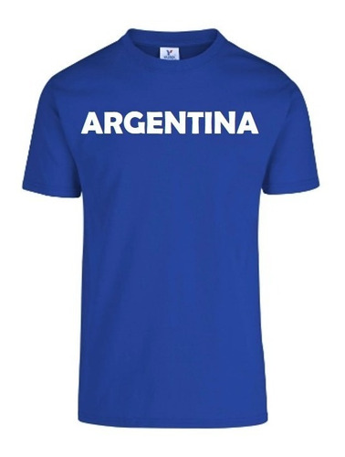 Playera Casual Argentina Comoda Mundial Futbol Envío Gratis