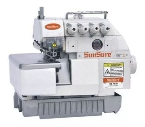 Maquina De Coser Sunsure Overlock 4 Hilos Bajo Consumo 747d