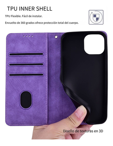 Funda Para Samsung Galaxy A55 5g A15 A35 5g A36 5g Funda De Piel Con Tarjetero, Soporte Magnético Oculto, Tapa A Prueba De Golpes