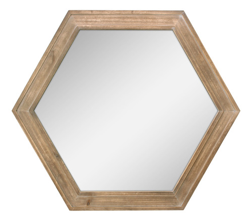 Stonebriar Espejo De Pared Colgante Hexagonal Decorativo De