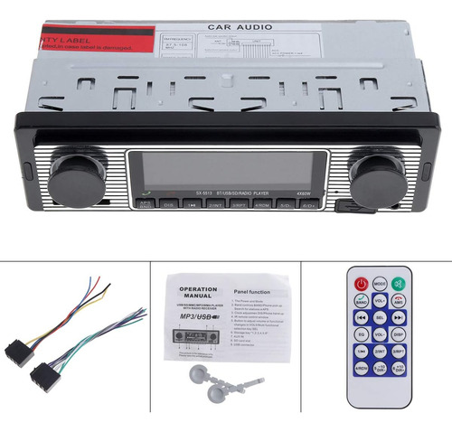 Reproductor De Mp3 Coche Radio   De 12v Soporte De Audi...