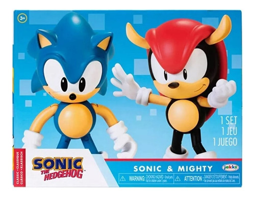 Pack Figuras Articuladas Sonic Y Mighty Jakks Pacific