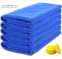 Comprar 6 Pzs Toalla Microfibra Auto Paño Seco Con Toalla Superfina