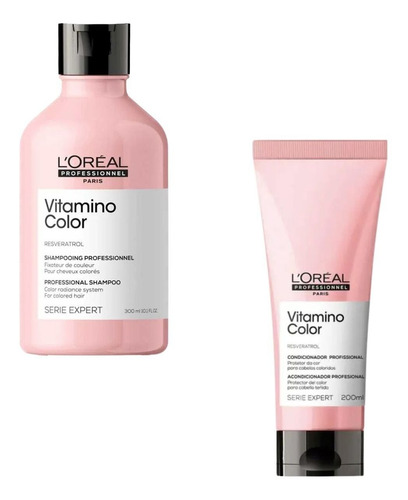 Shampoo 300ml E Condicionador 200ml Loreal Vitamino Color