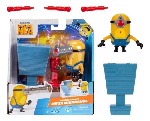 Mi Villano Favorito Figura Mega Minion Mel Lanza Rayos