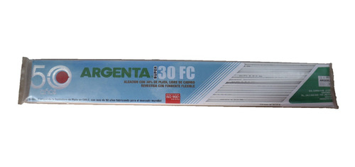 1 Kilo Varilla De Plata Al 30% C/flux Soldadura Hierro Cobre
